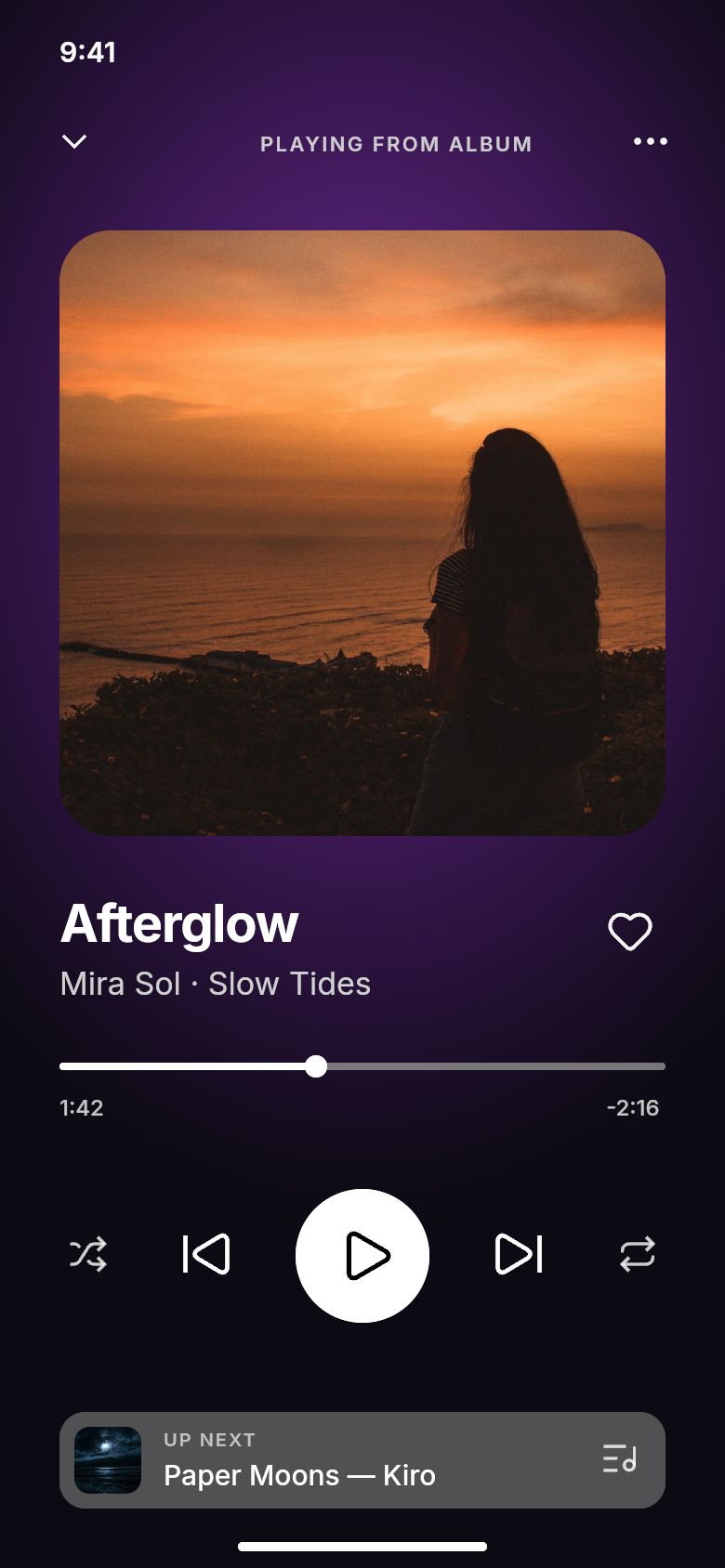 Halo, Now Playing: Afterglow by Mira Sol.